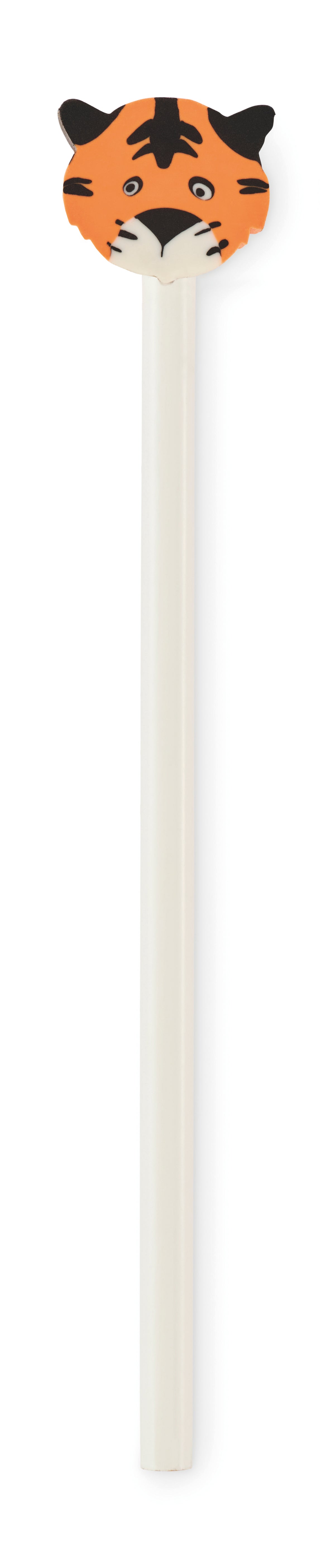 CIRCO – Wooden pencil in animal shape – White