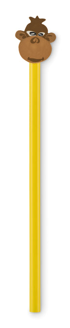 CIRCO – Wooden pencil in animal shape – Yellow
