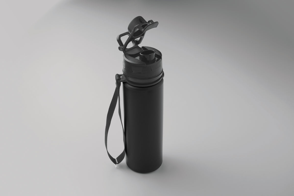 LETT – Foldable silicone sports bottle – item detail picture