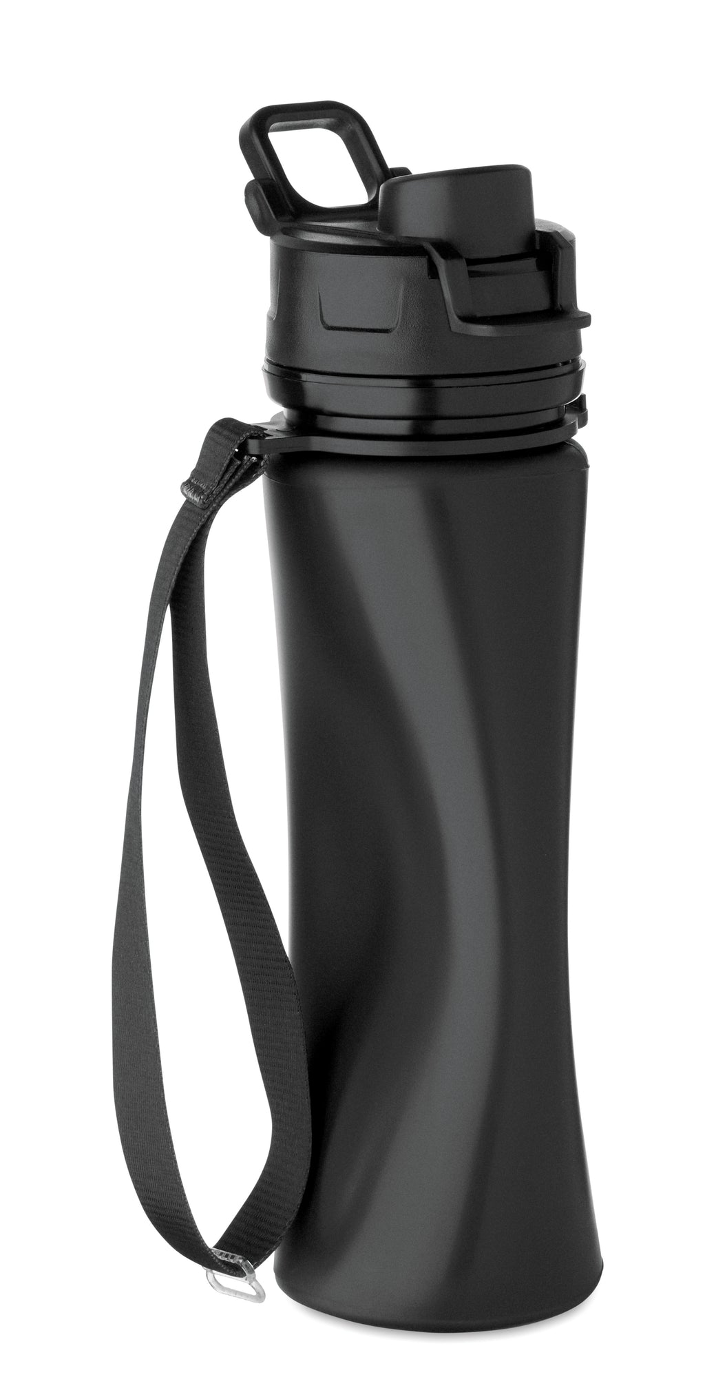 LETT – Foldable silicone sports bottle – item picture side