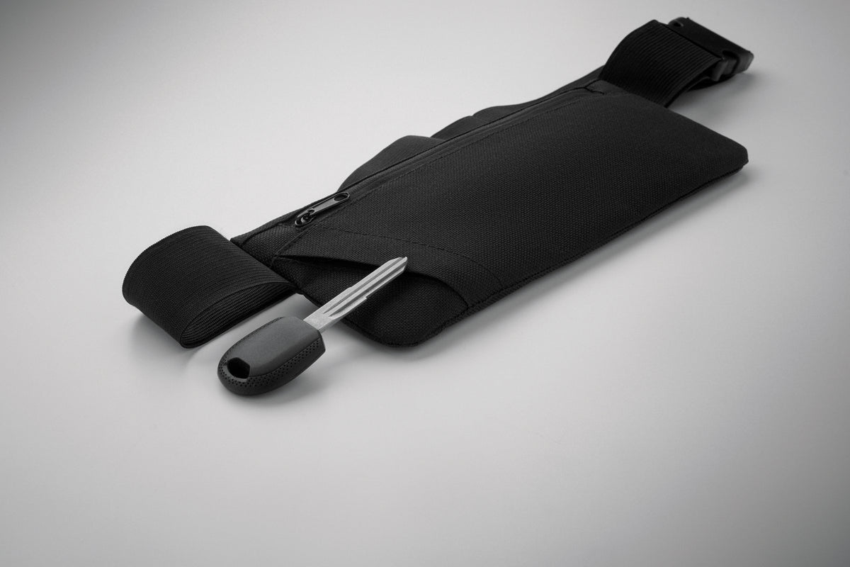 MODERATE – Sports waist bag 600D RPET – item picture side