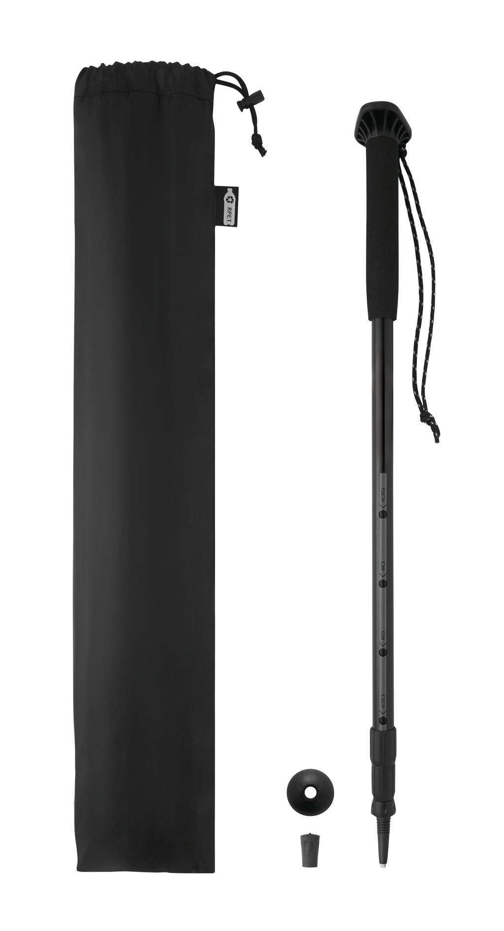 NOLE ONE – Telescopic walking pole – Black
