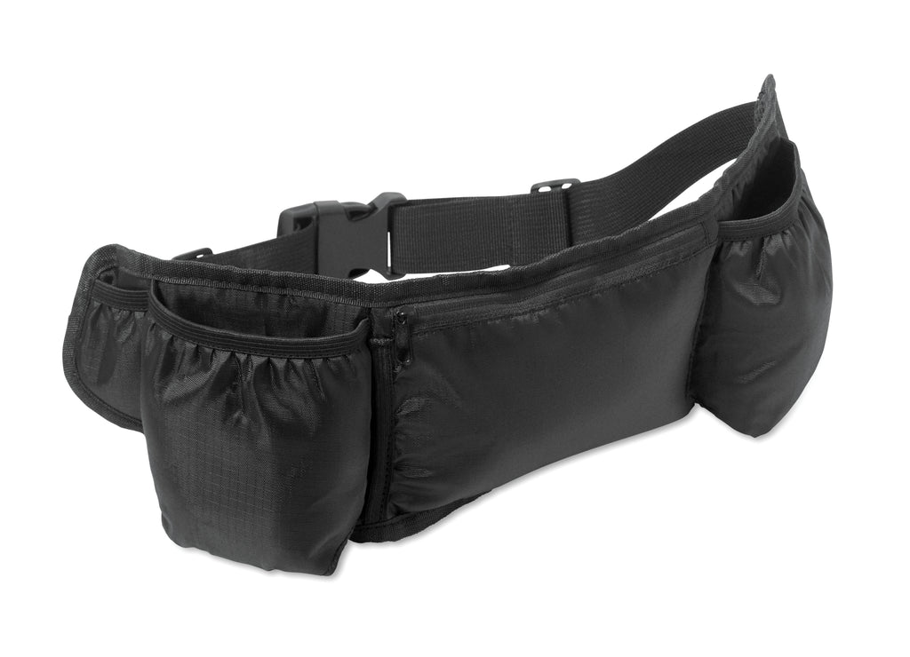STEADY – Sports waist bag 420D RPET – Black