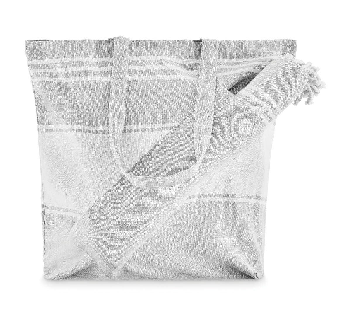 HUMMUM – Beach bag with towel 50X14X38cm – Grey