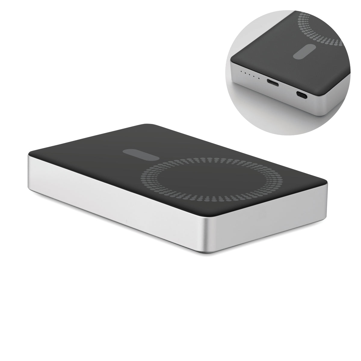 POWERMAG – Magnetic Powerbank 10000mAh15W – Silver
