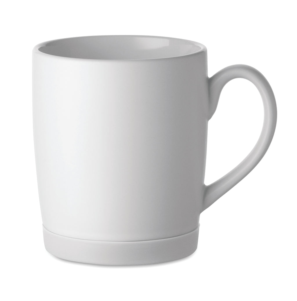 SILBASE – Ceramic mug 300ml – White
