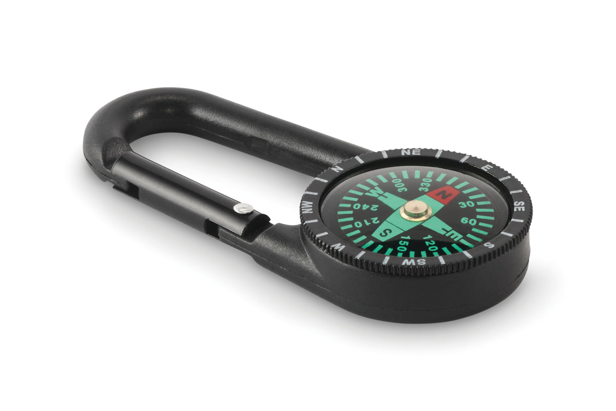 CHACO – Outdoor compass with carabiner – Black
