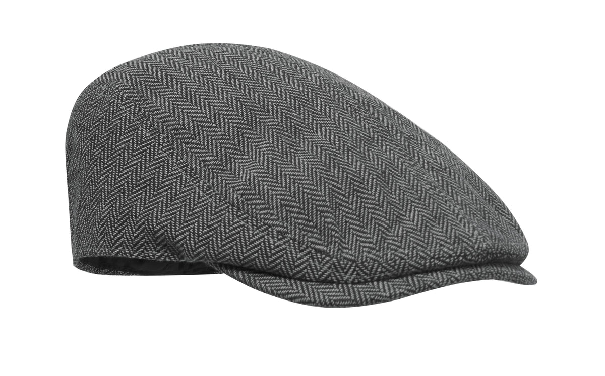 BLIND PEAK – Newsboy flat cap 335 gr/m² – Grey