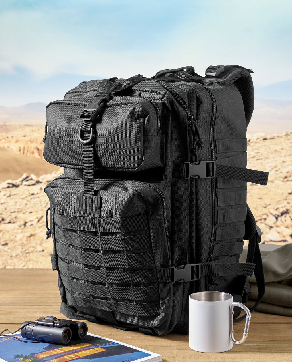 CARRYCONFI – Outdoor backpack 600D RPET – item ambiant picture