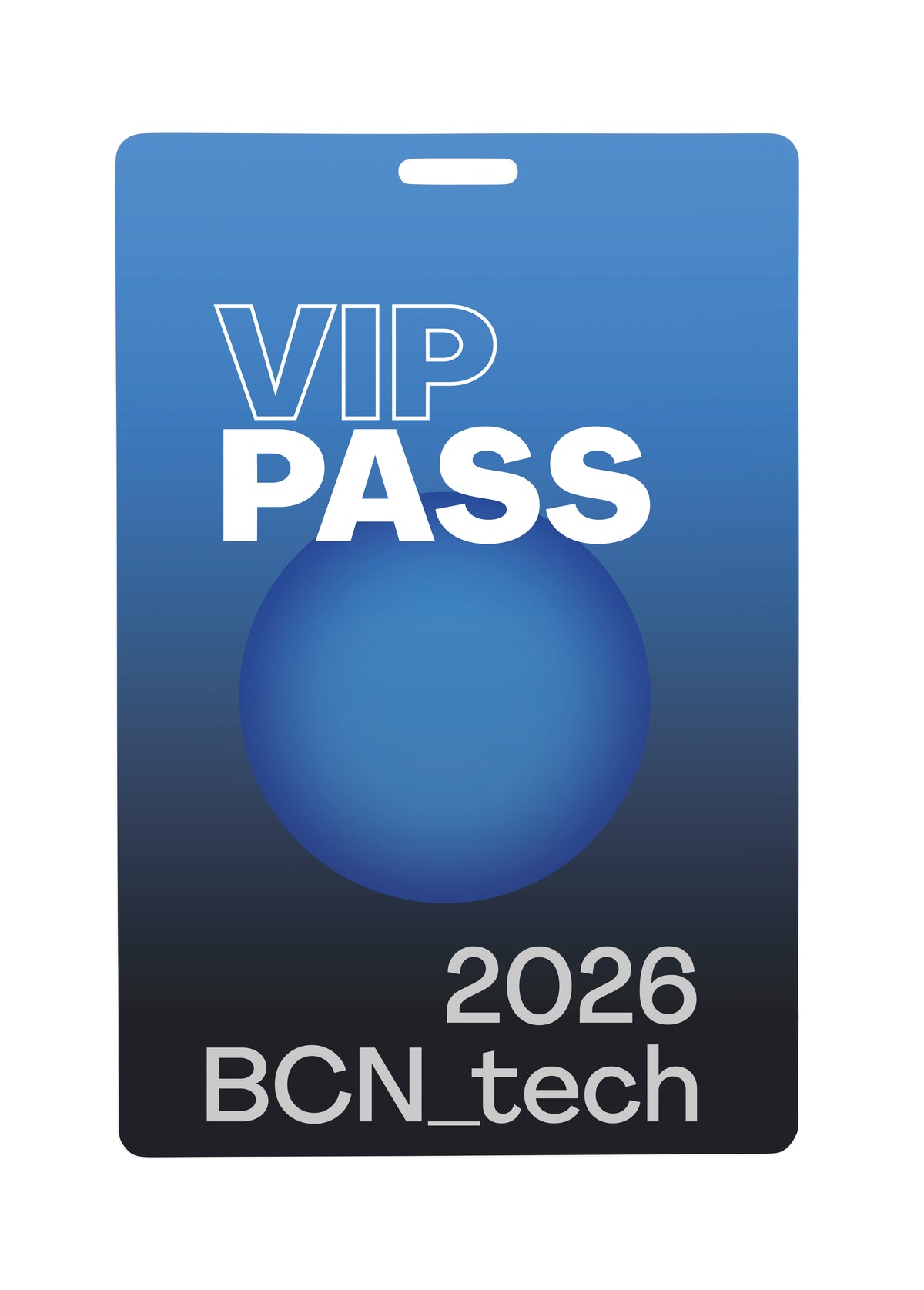 BADLARGE – Lanyard badge 120 x 80mm – item picture 1