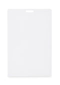 BADLARGE – Lanyard badge 120 x 80mm – White