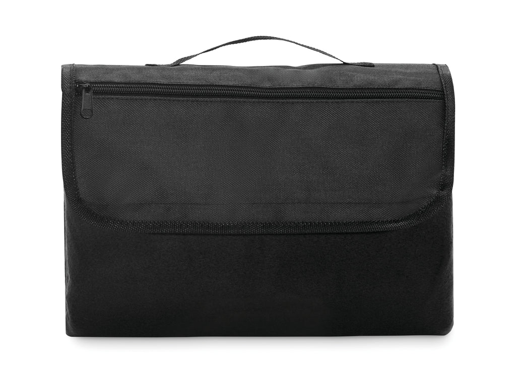 COSTA – Polar fleece picnic blanket – Black