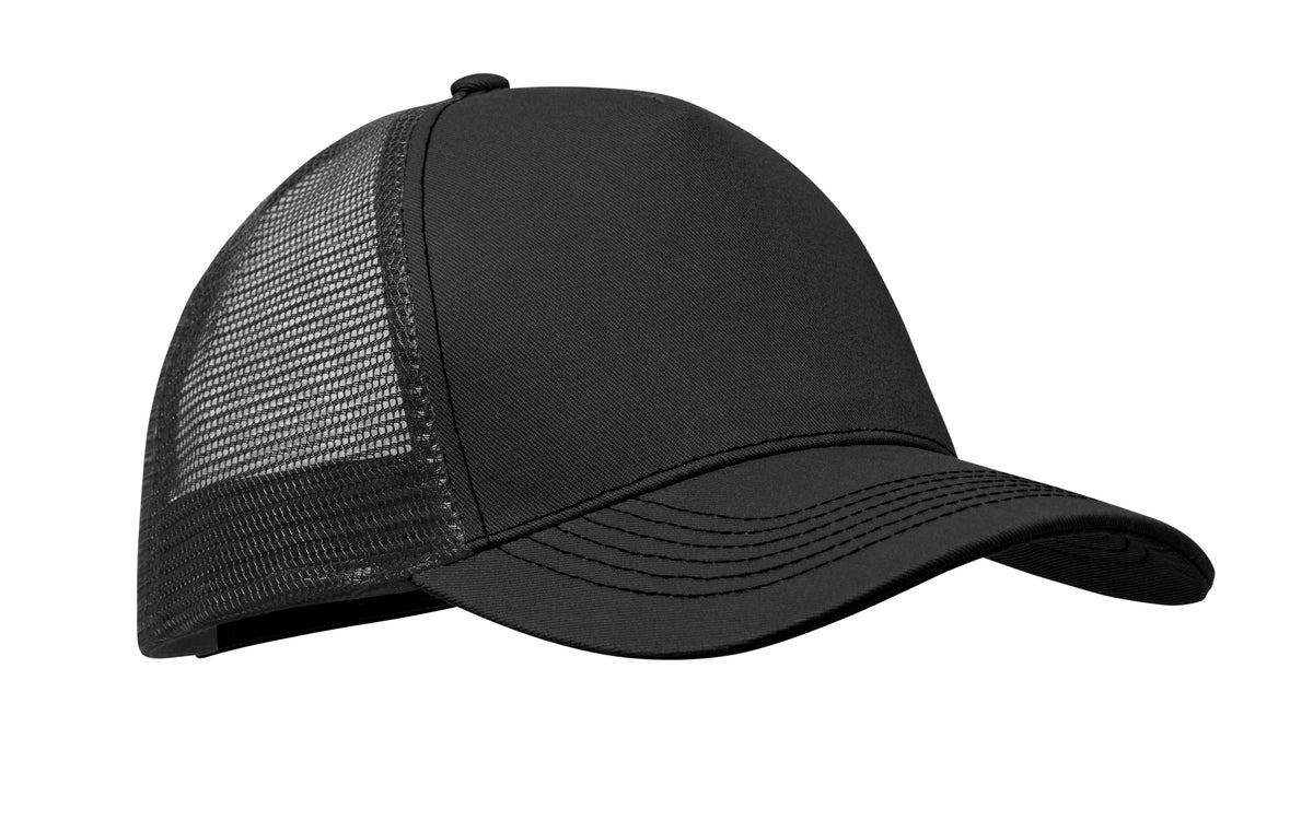 BLIST – 5 panel trucker cap – Black