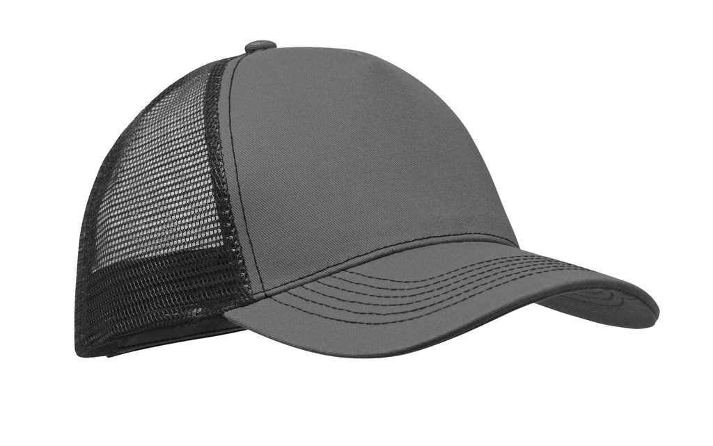 BLIST – 5 panel trucker cap – Stone Grey