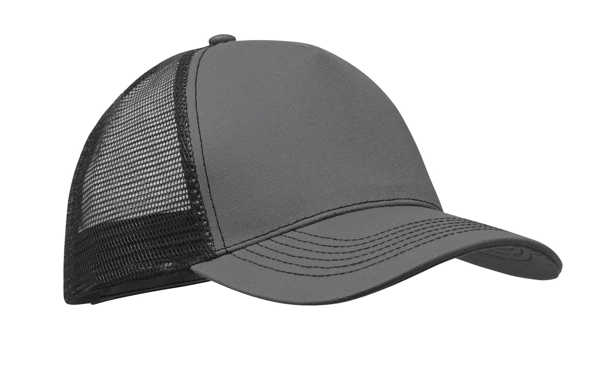 BLIST – 5 panel trucker cap – Stone Grey