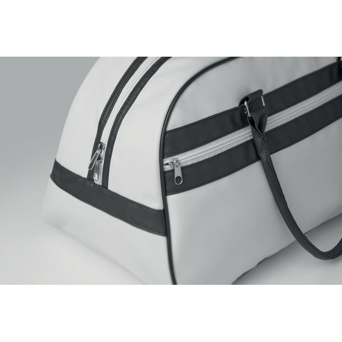 NOSTALGIC – PU sports bag – White