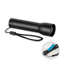 LUMEZO – Aluminium rechargeable torch – Black