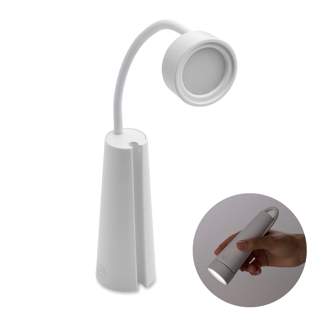 TORCHLAMP – 2-in-1 desk lamp and torch – White
