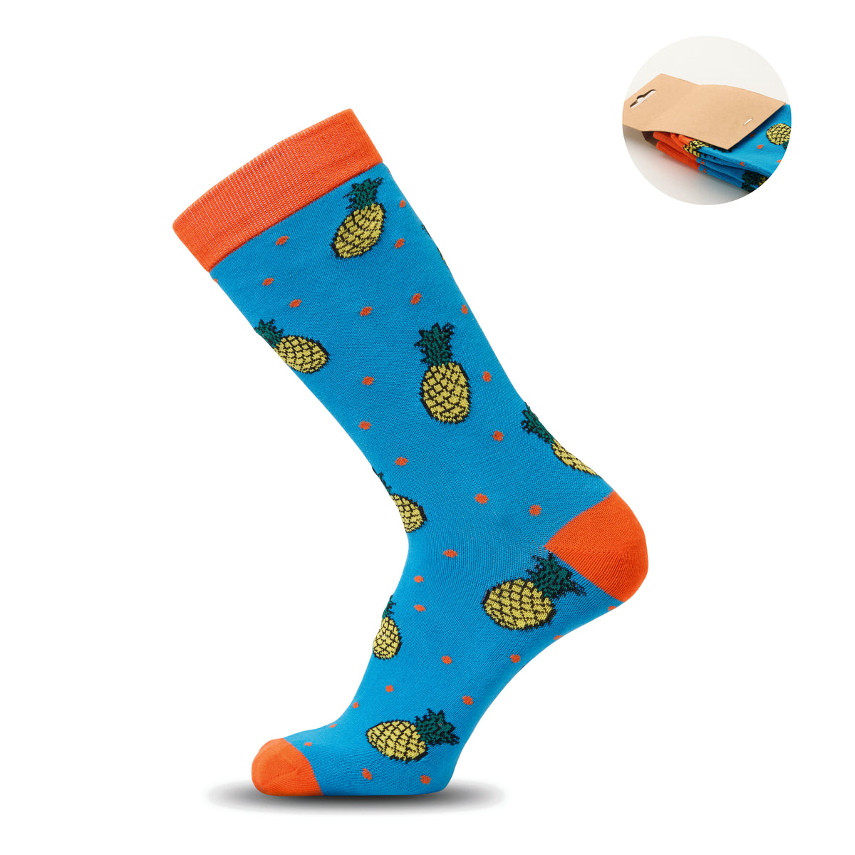 FUNNY M – Funny patterned socks – Turquoise
