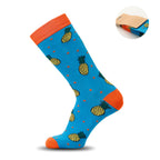 FUNNY L – Funny patterned socks – Turquoise
