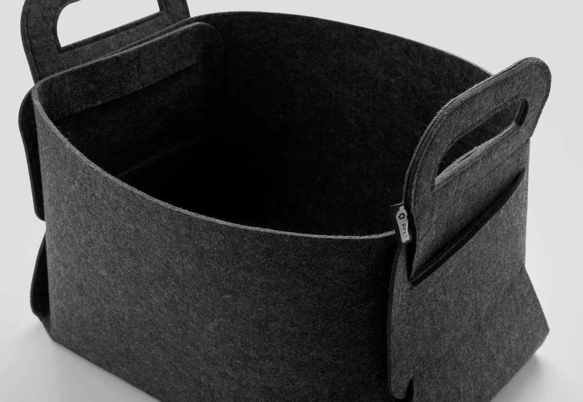 FIALAN – Foldable RPET felt basket – item detail picture