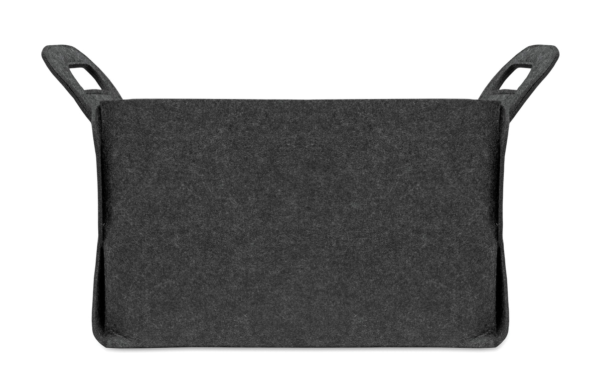 FIALAN – Foldable RPET felt basket – item picture open
