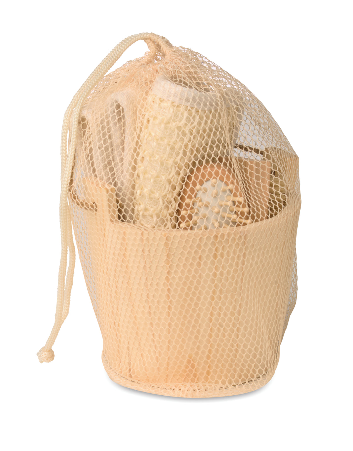 SELFCARE – Bath gift set in wooden bucket – Wood