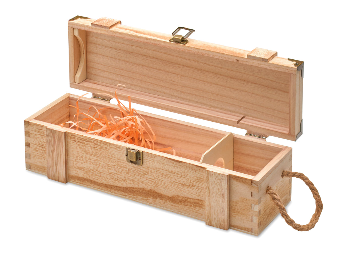 VINBOX + – Paulownia wood wine gift box – item picture back