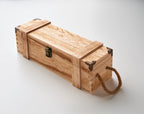 VINBOX + – Paulownia wood wine gift box – item picture open