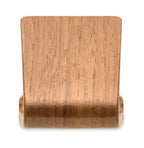 HOLD – Walnut wood phone stand – item picture open
