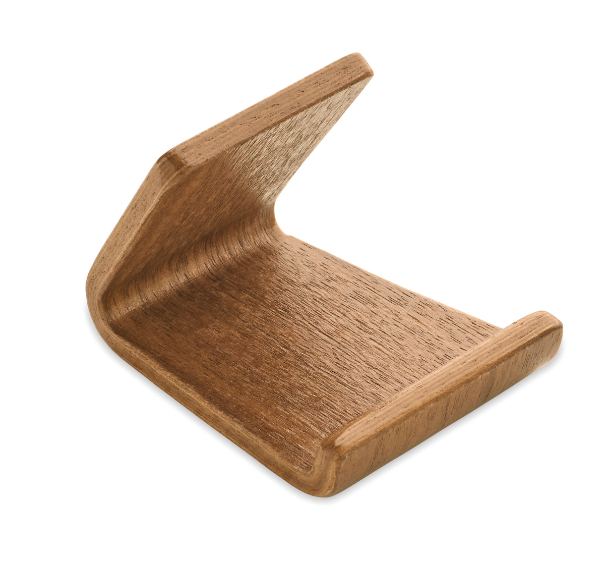 HOLD – Walnut wood phone stand – item picture 1