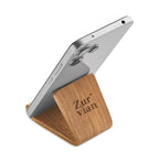 HOLD – Walnut wood phone stand – item picture 2