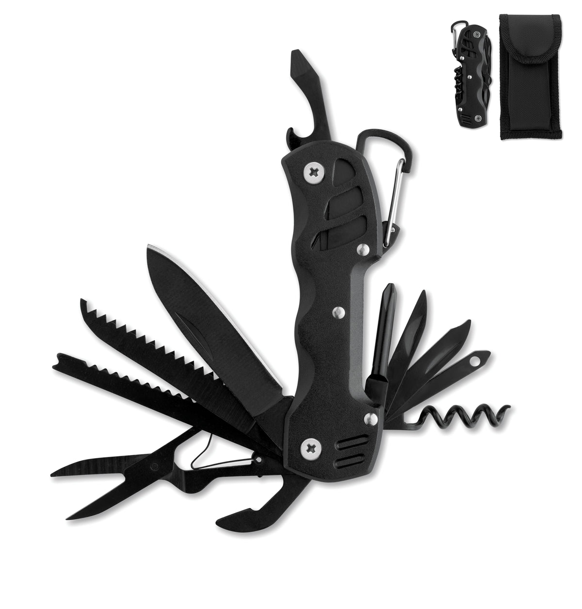 MYTOOL – 13-in-1 multi-tool knife – Black
