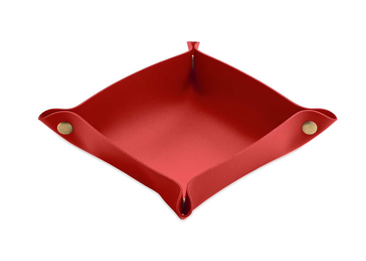 KEYSPOT – Foldable PU key tray – Burgundy