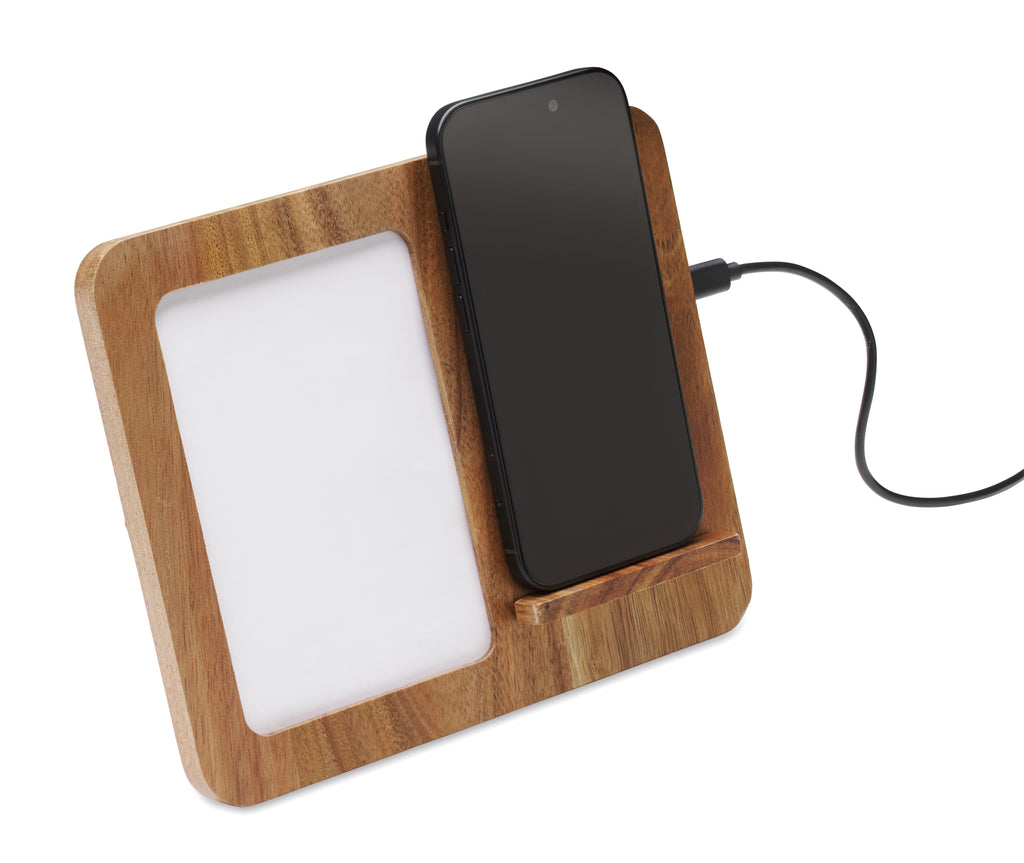 FINWOOD – Acacia frame & charger 15W – item picture 5