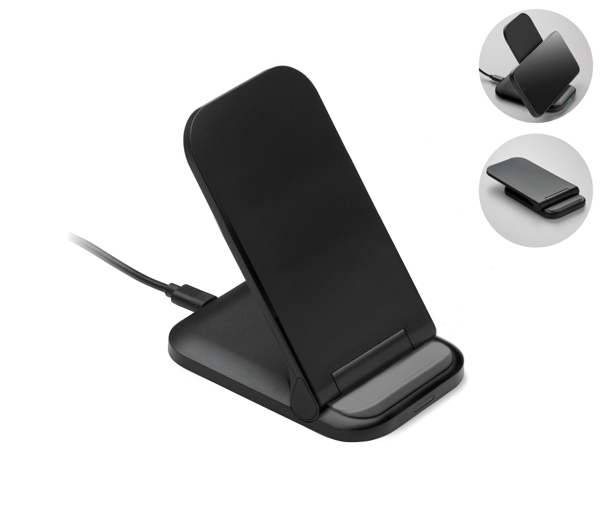 POWERFOLD – Foldable wireless charger 15W – Black