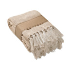 AMMOS – Recycled polycotton blanket – Beige