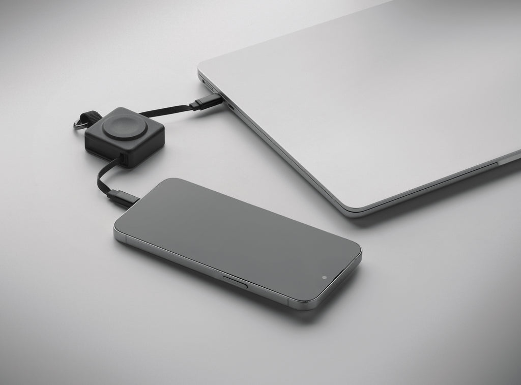 SKILFUL – Retractable 100W USB-C cable – item picture open