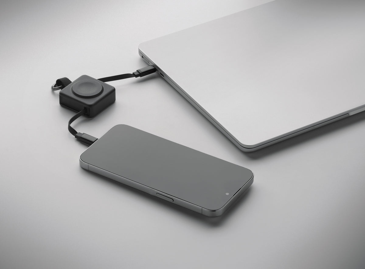 SKILFUL – Retractable 100W USB-C cable – item picture open