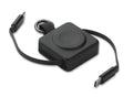 SKILFUL – Retractable 100W USB-C cable – Black