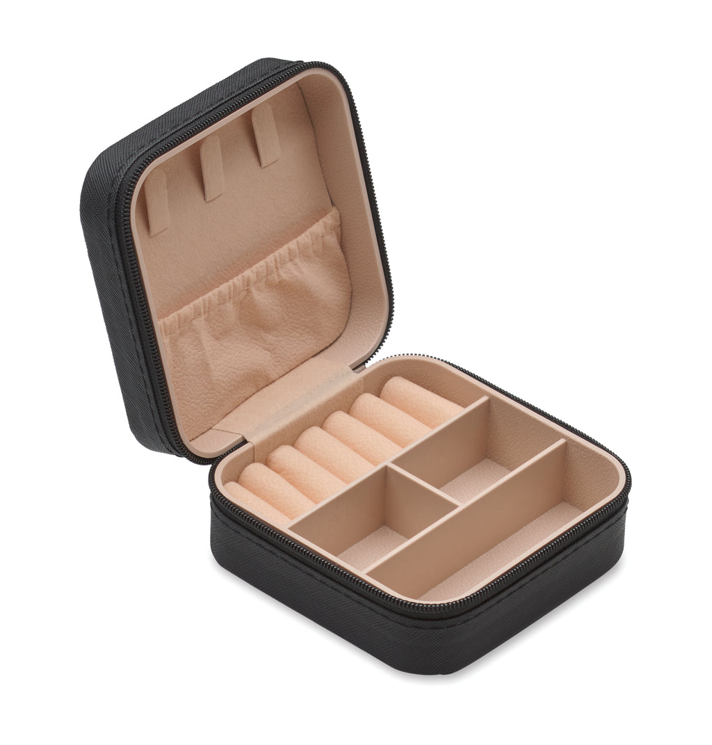 JULBOX – PU Travel jewellery box – Black