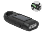 CRANCH – Solar torch with dynamo crank – Black
