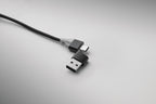 HUBLUE – 5-in-1 charging cable keyring – item picture open