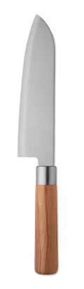 SLICE – Beech wood chef knife – Silver