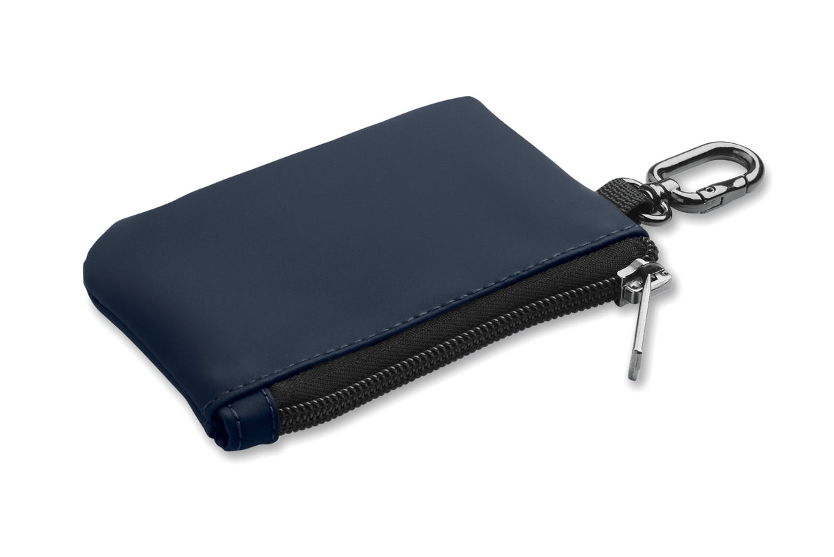 GUARDO – PU key case wallet w/carabiner – French Navy