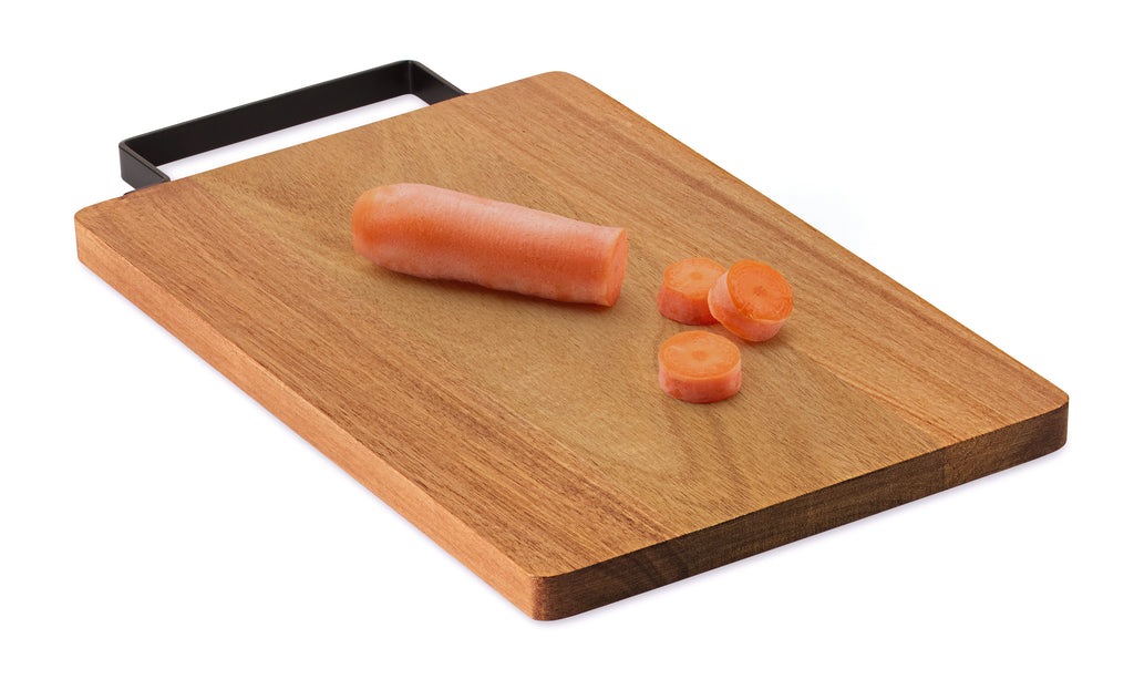 ASTA – Acacia board with steel handle – item picture back