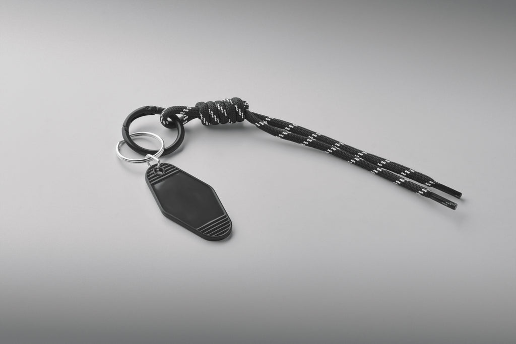 KEYBRAID – Braided rope with tag keyring – item detail picture