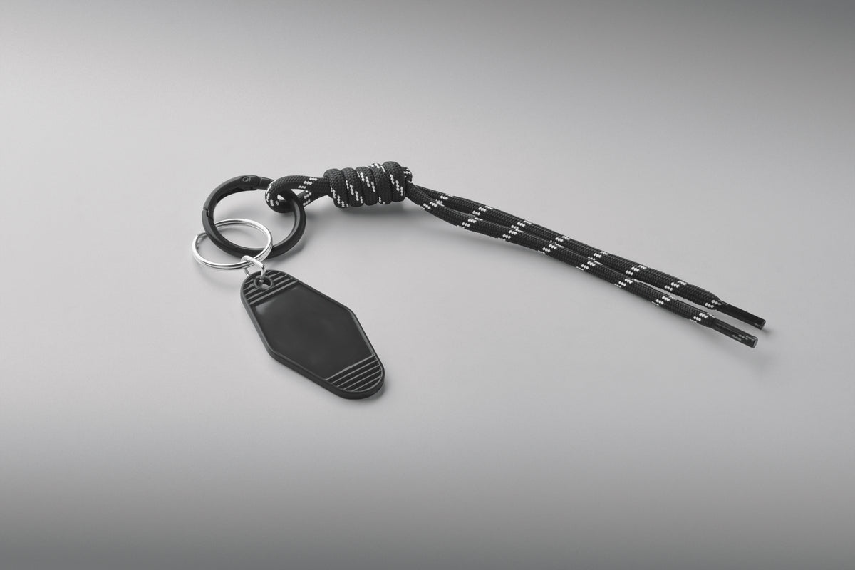 KEYBRAID – Braided rope with tag keyring – item detail picture