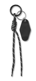 KEYBRAID – Braided rope with tag keyring – Black