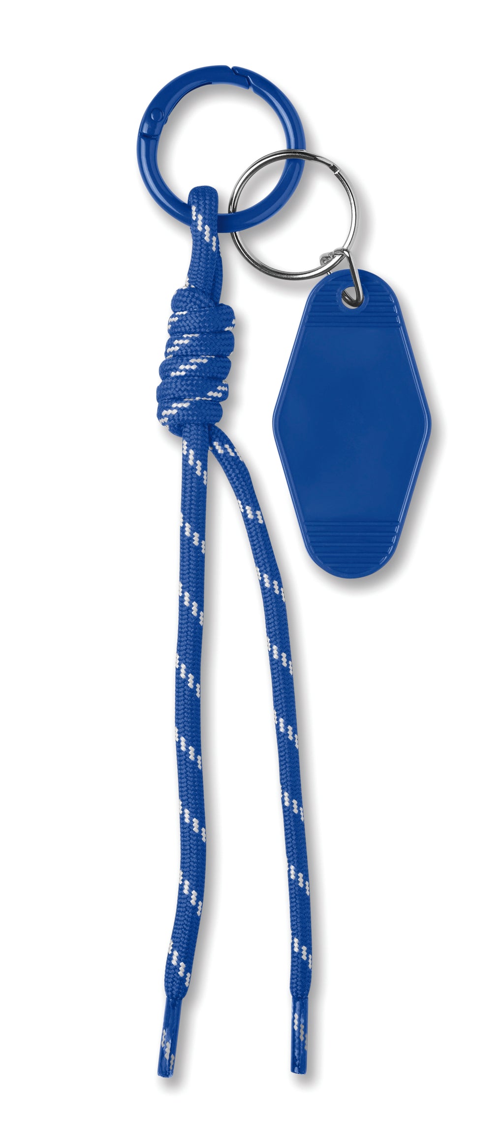 KEYBRAID – Braided rope with tag keyring – Royal Blue